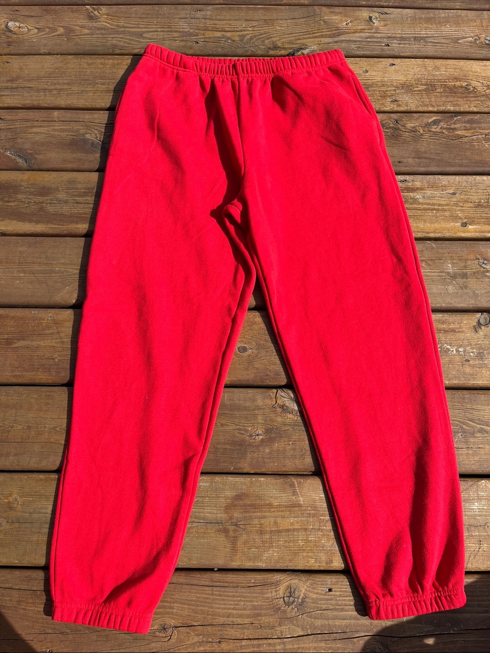 Ardene red sweatpants